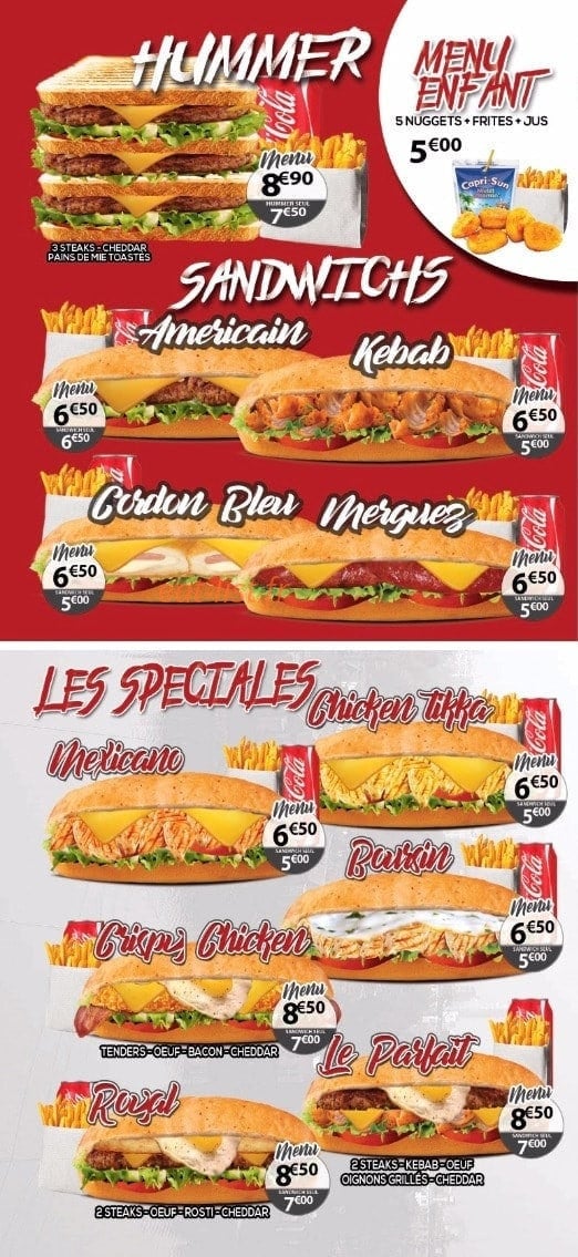 Mad Pizza — carte page 5