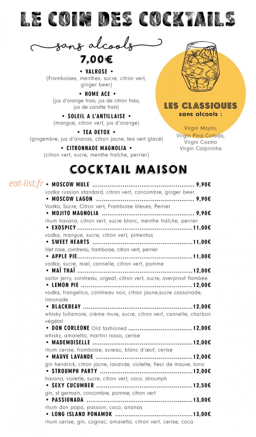 Magnolia — carte page 7