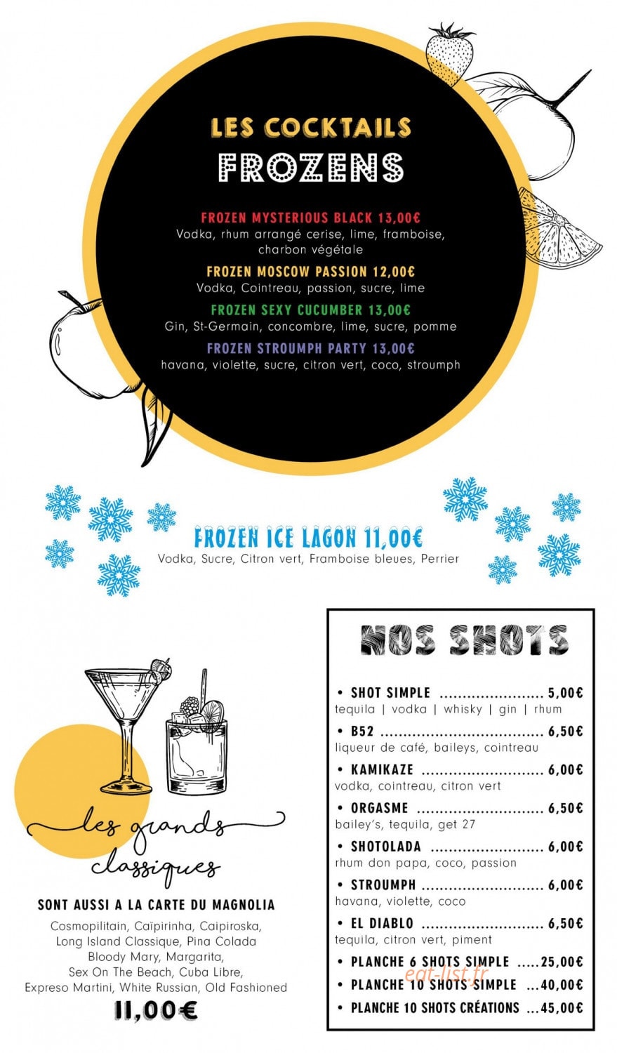 Magnolia — carte page 8