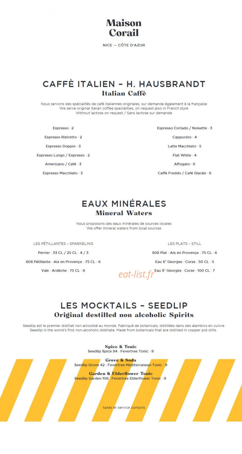 Maison Corail — carte page 7
