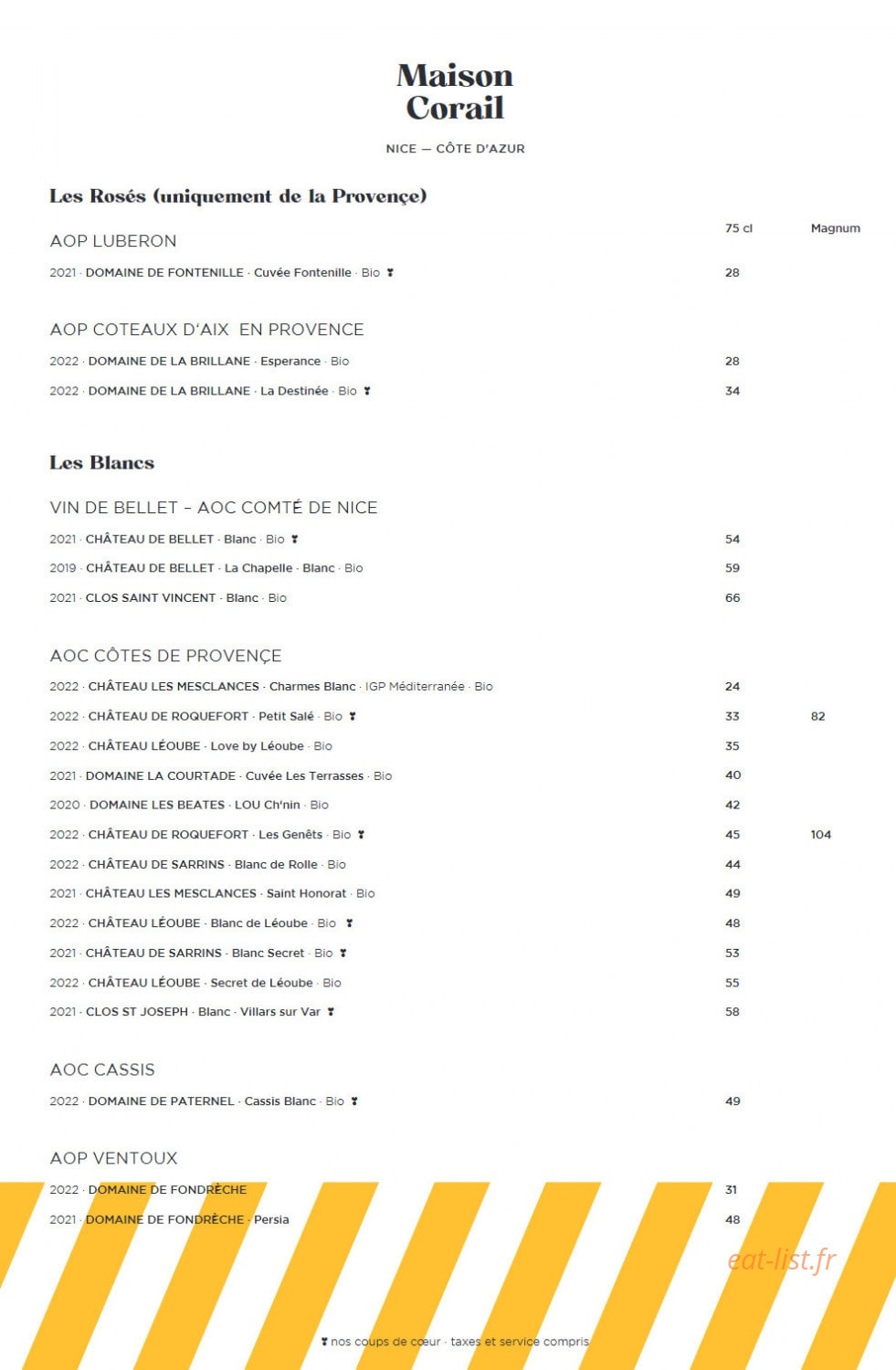 Maison Corail — carte page 4
