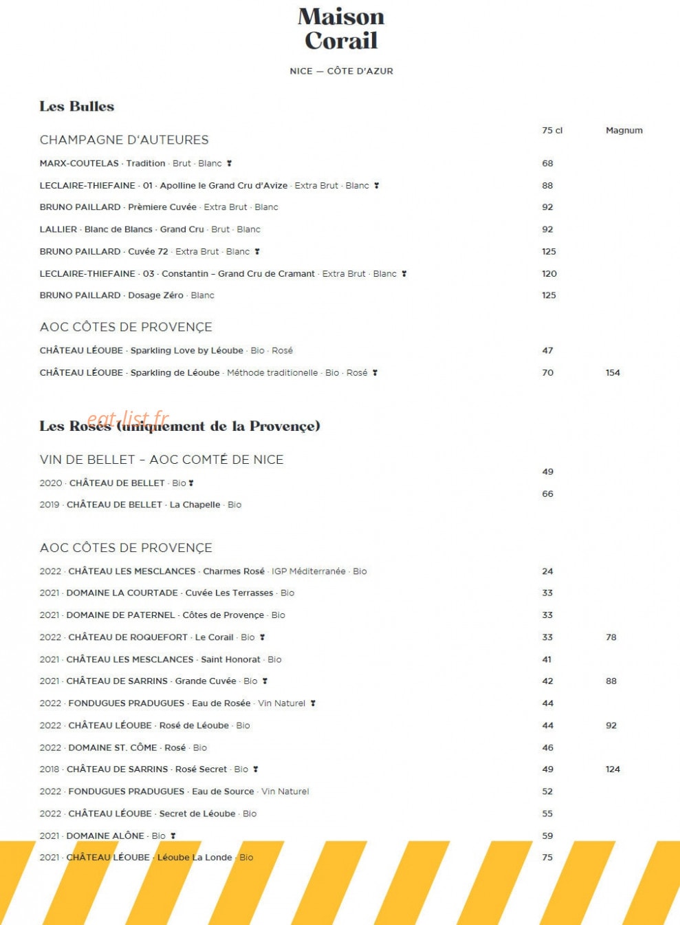 Maison Corail — carte page 3