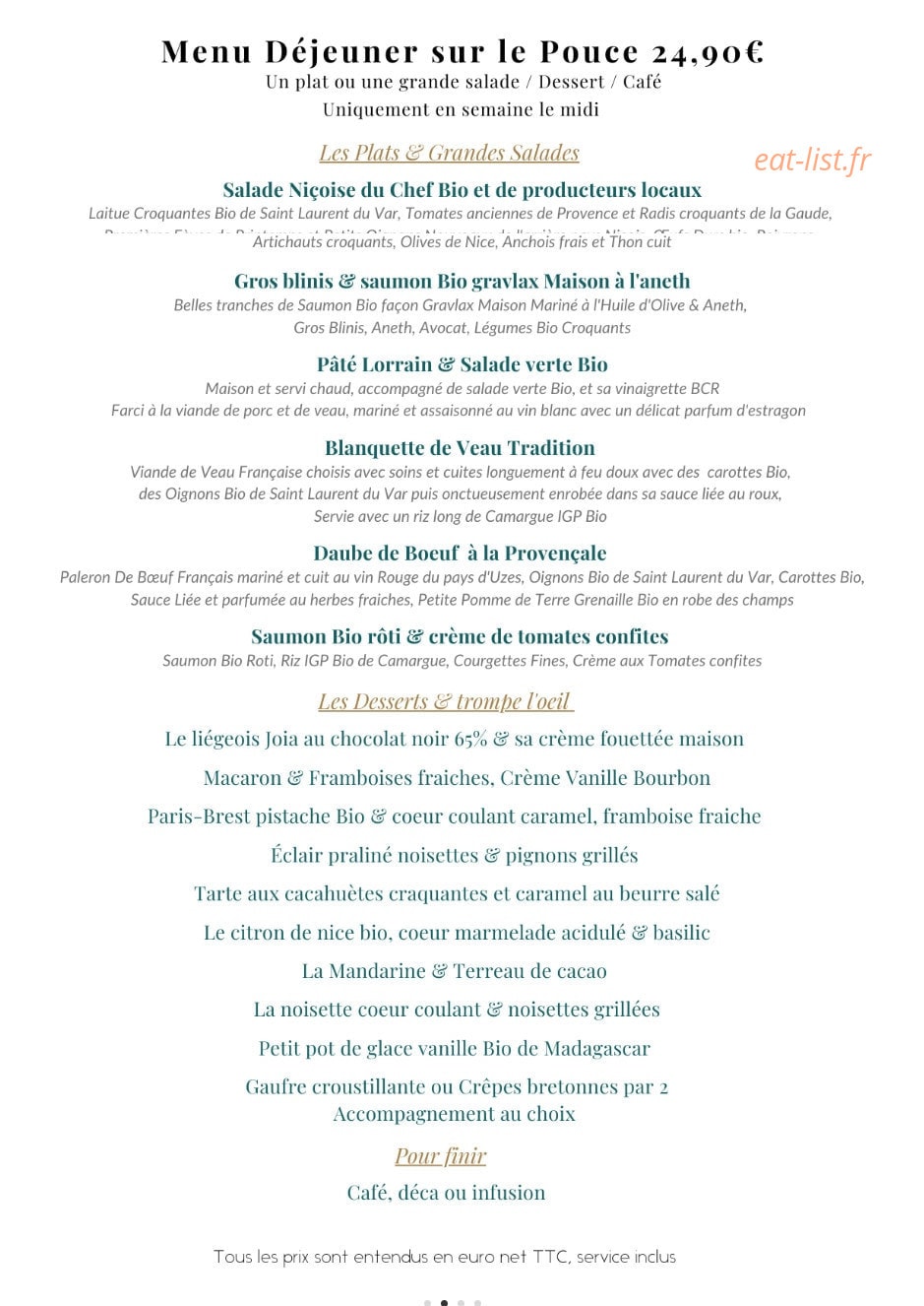 Maison Joia — carte page 2