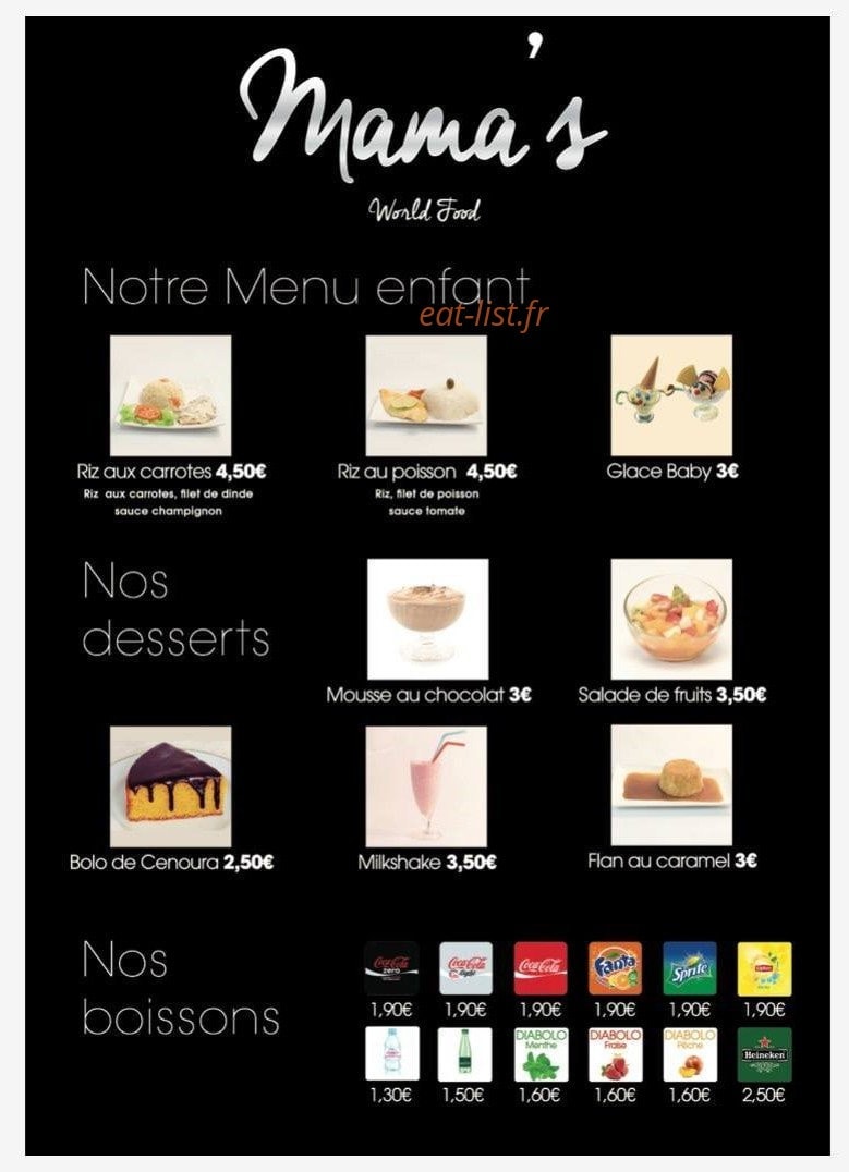 Mama's — carte page 2