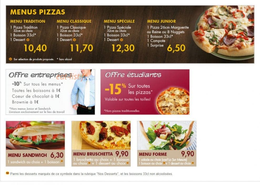 Mambo Pizza — carte page 12