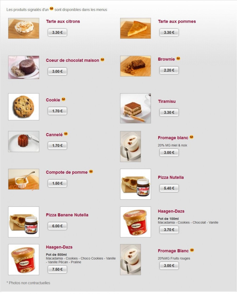 Mambo Pizza — carte page 10