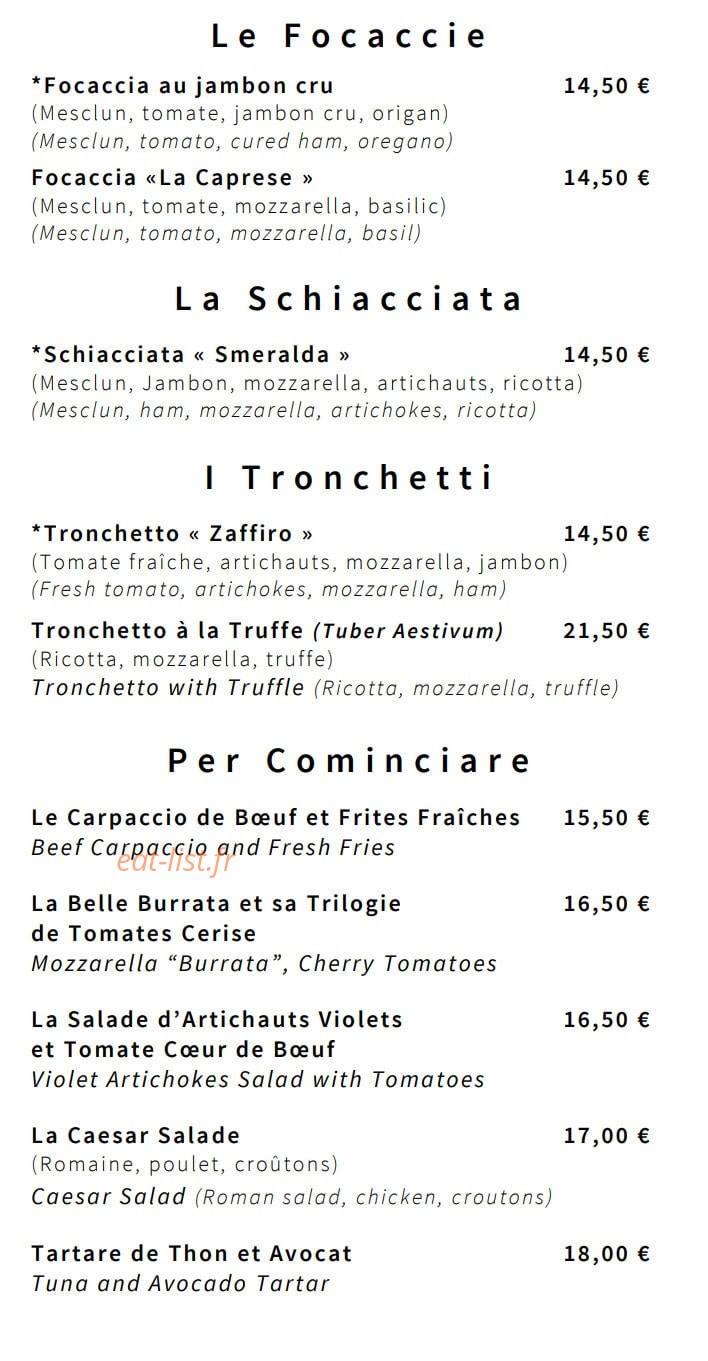 Mamma Mia Saleya — carte page 2