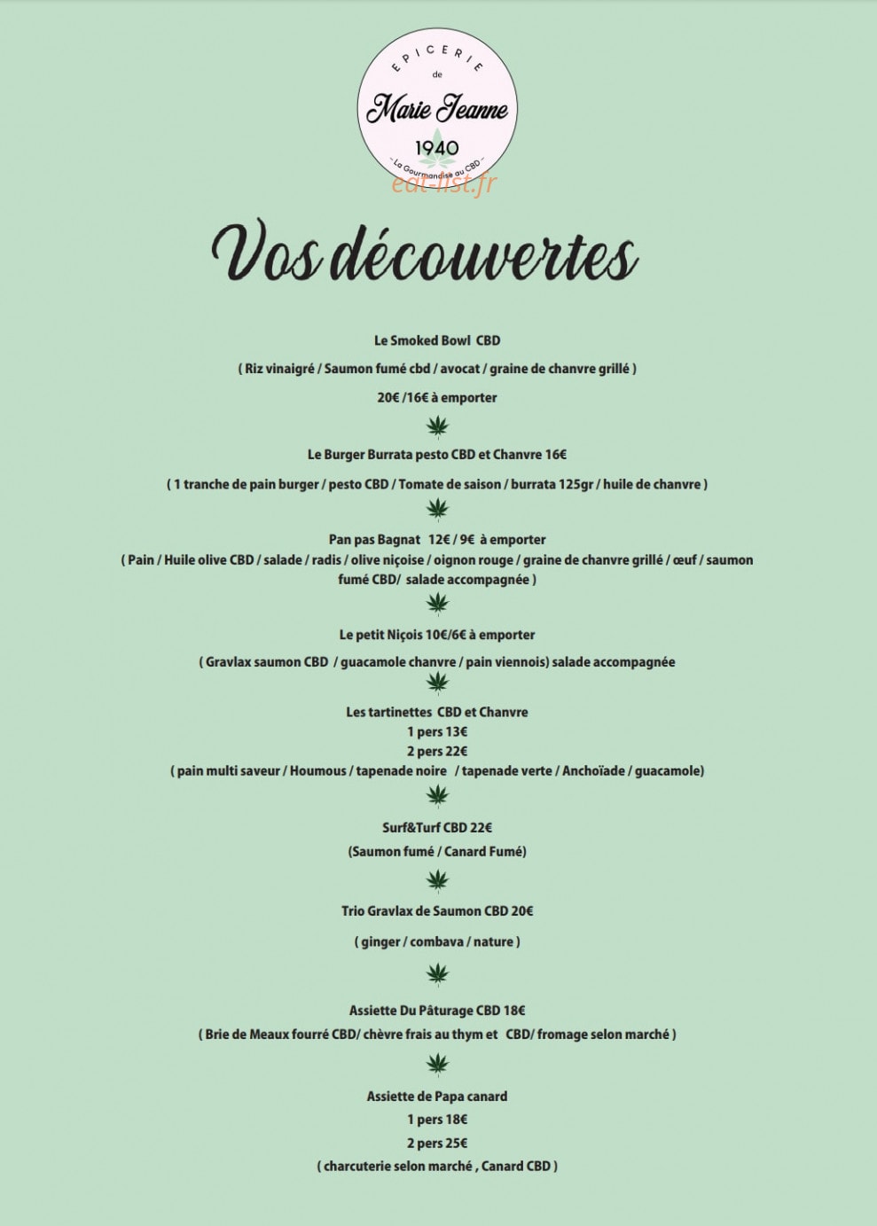 Marie Jeanne — carte page 2