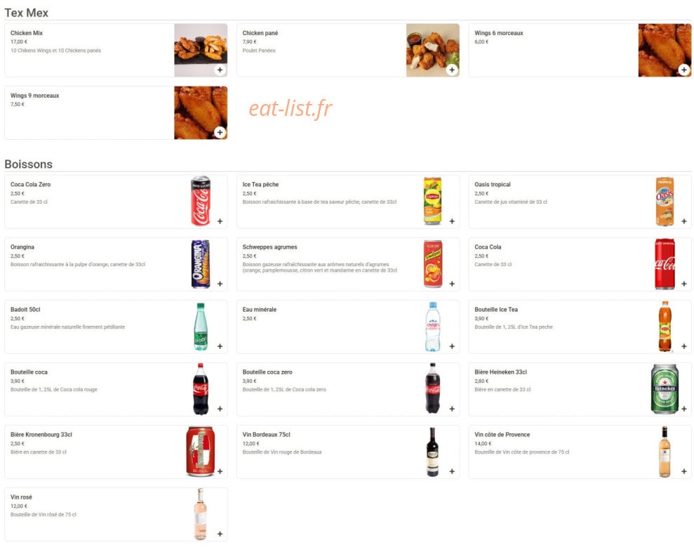 Mister Pizza — carte page 5