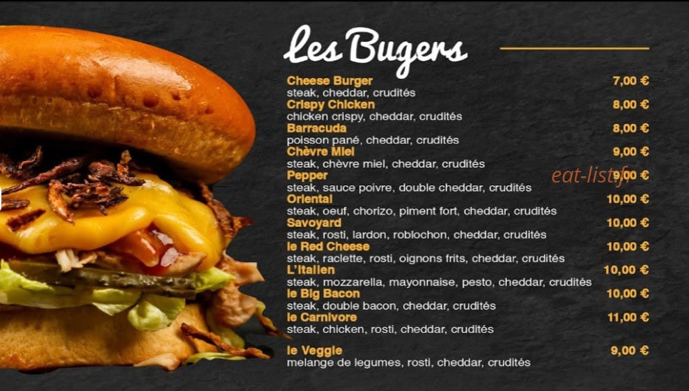 Mister Tacos — carte page 4