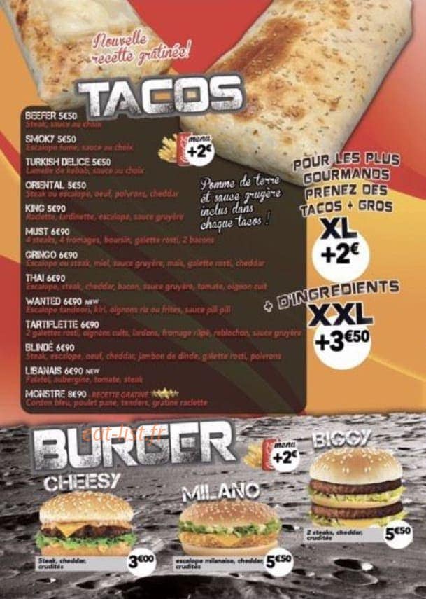 Mondial Tacos — carte page 2