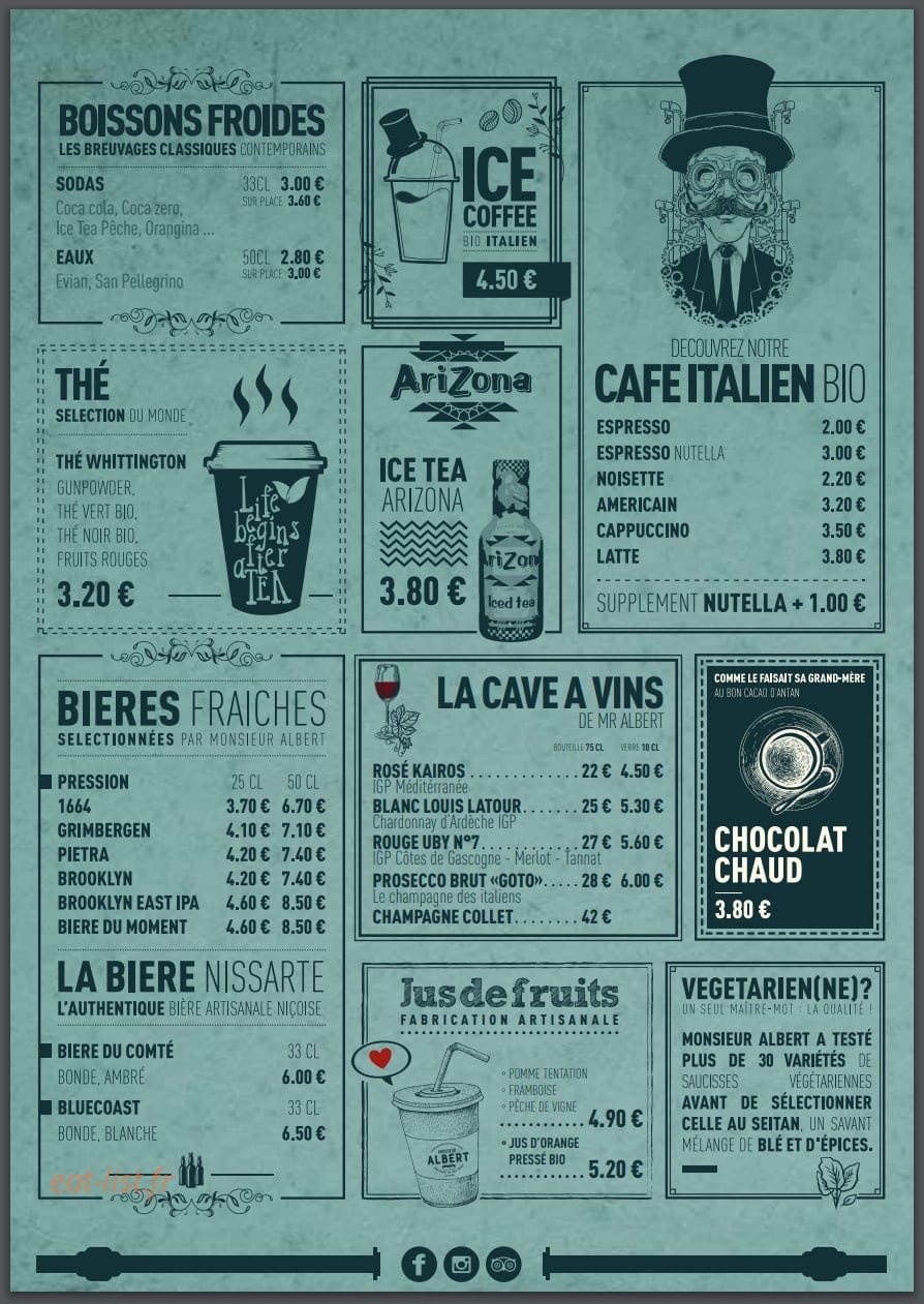 Monsieur Albert — carte page 5