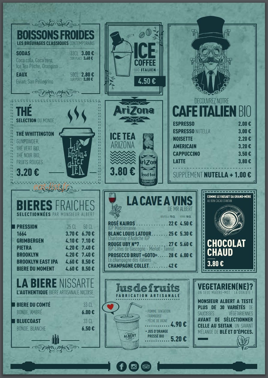Monsieur Albert — carte page 5