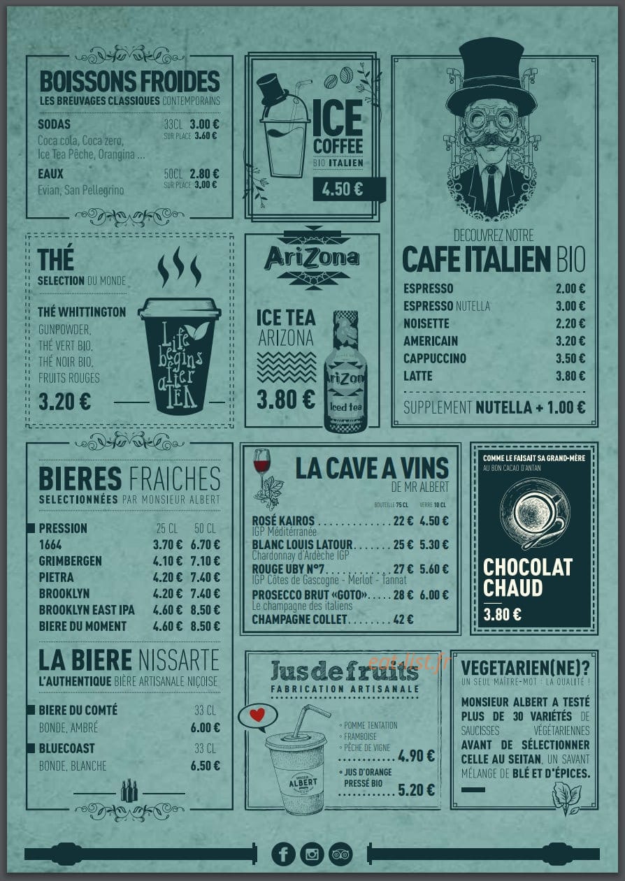 Monsieur Albert — carte page 5