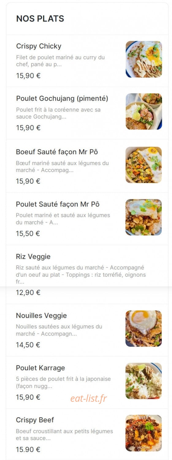 Mr Pô — carte page 3