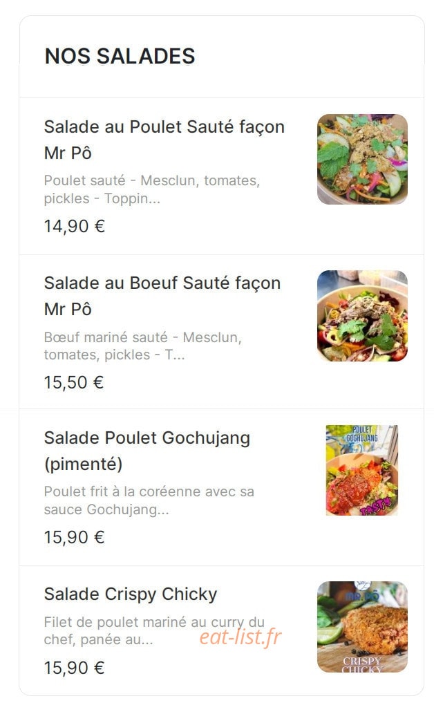 Mr Pô — carte page 2
