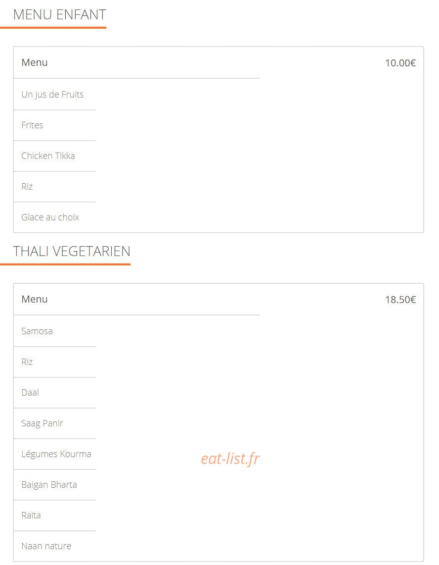 New Bharati — carte page 6