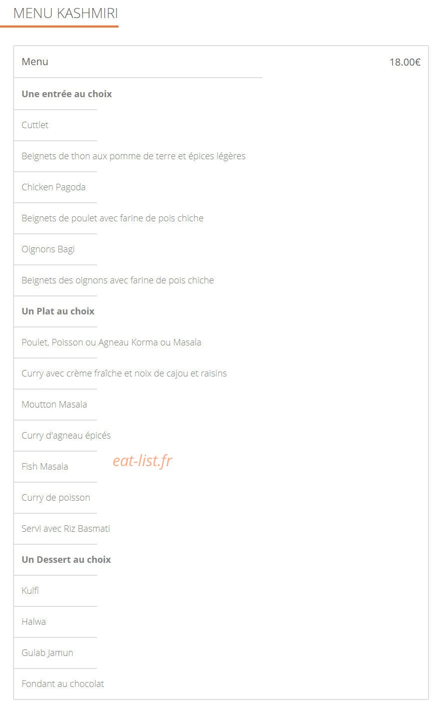 New Bharati — carte page 5