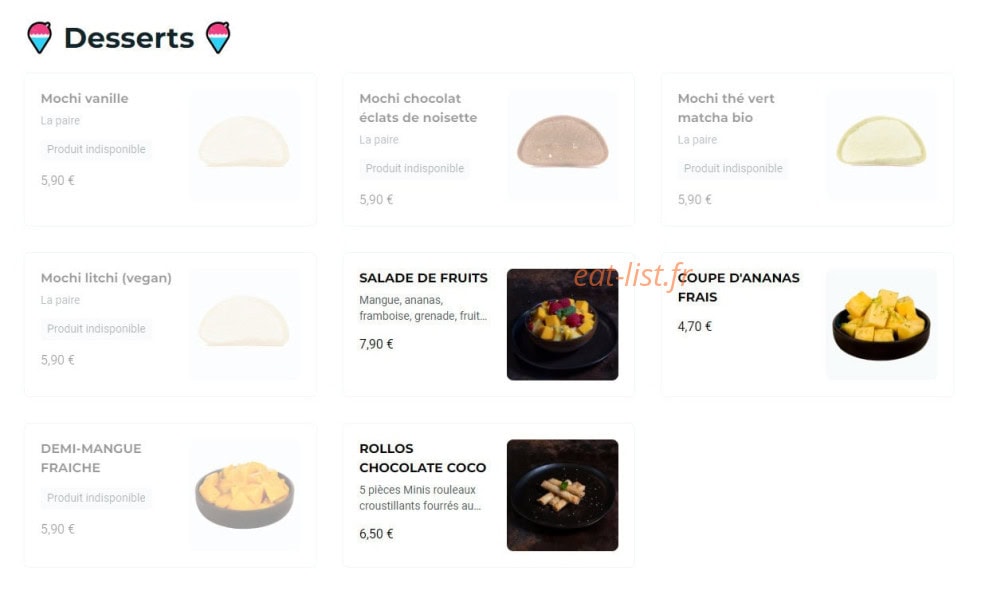 NKI sushi — carte page 6