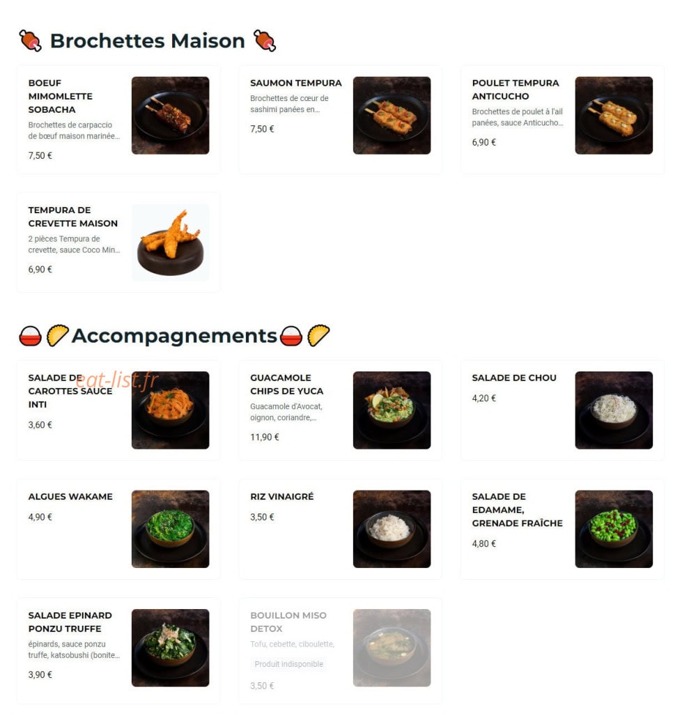 NKI sushi — carte page 5