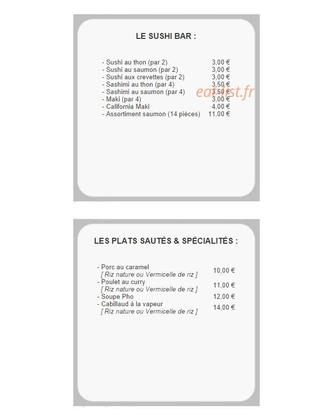 Ô Mai — carte page 2