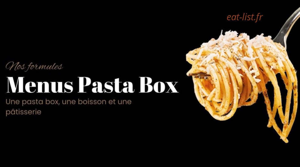 O'PastaCaffe — carte page 1