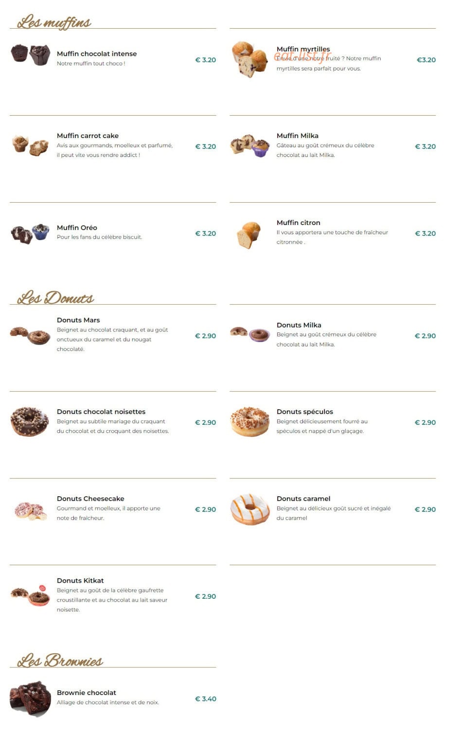 O'PastaCaffe — carte page 14