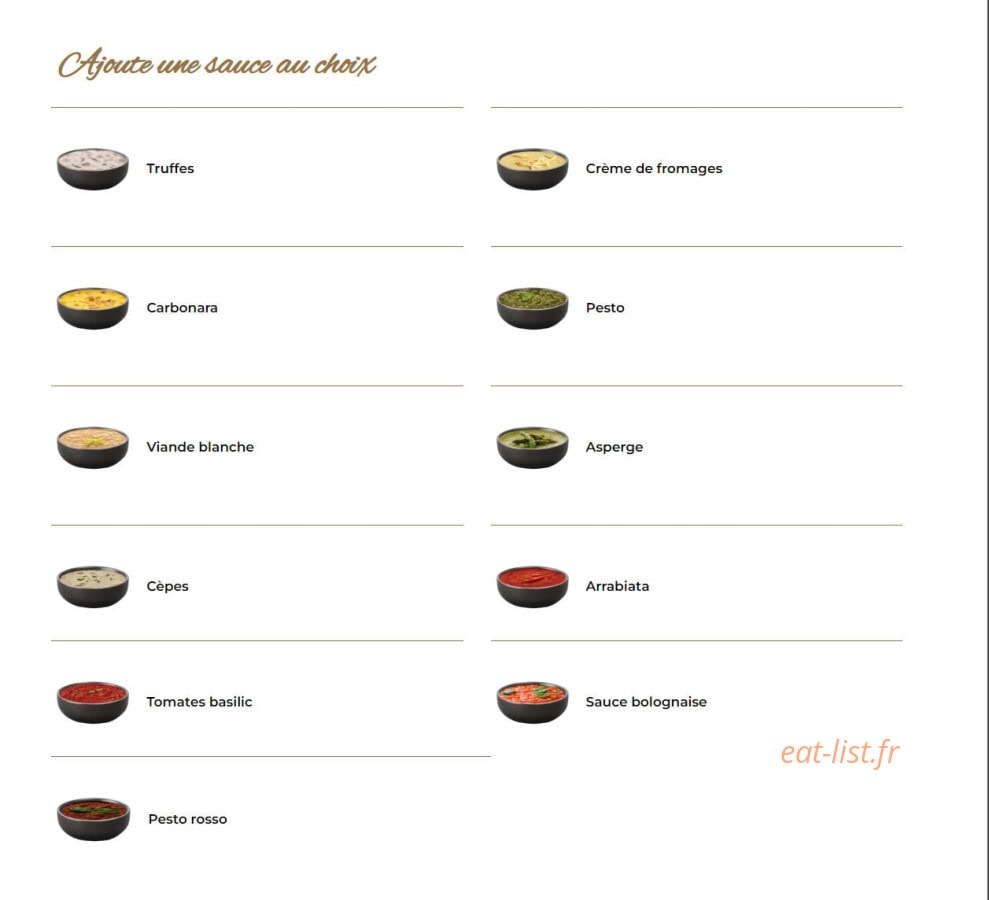 O'PastaCaffe — carte page 10