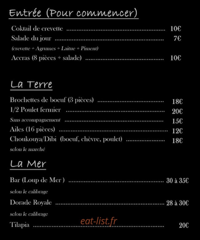 Ô Voodoo — carte page 1