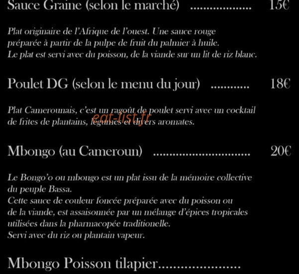Ô Voodoo — carte page 4
