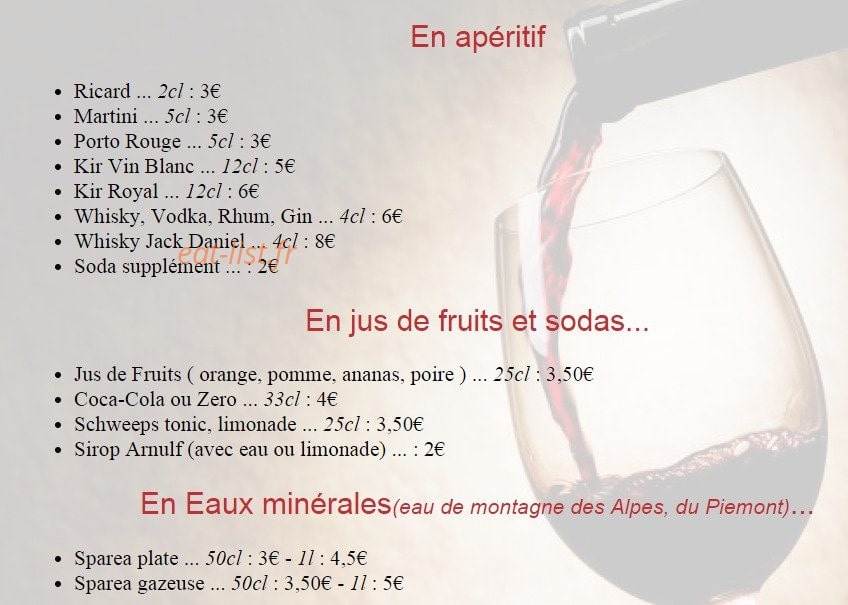 Olive & artichaut — carte page 6