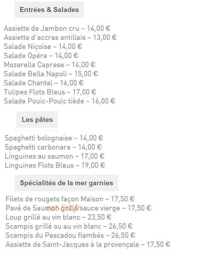 Opéra plage — carte page 1
