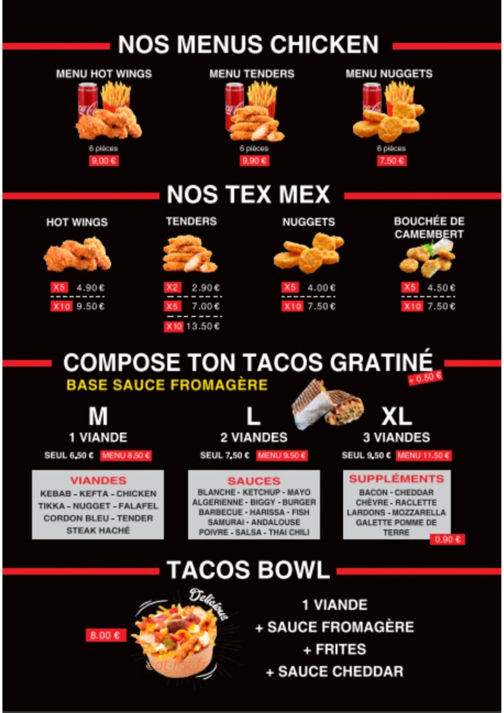 Original fried chicken — carte page 4