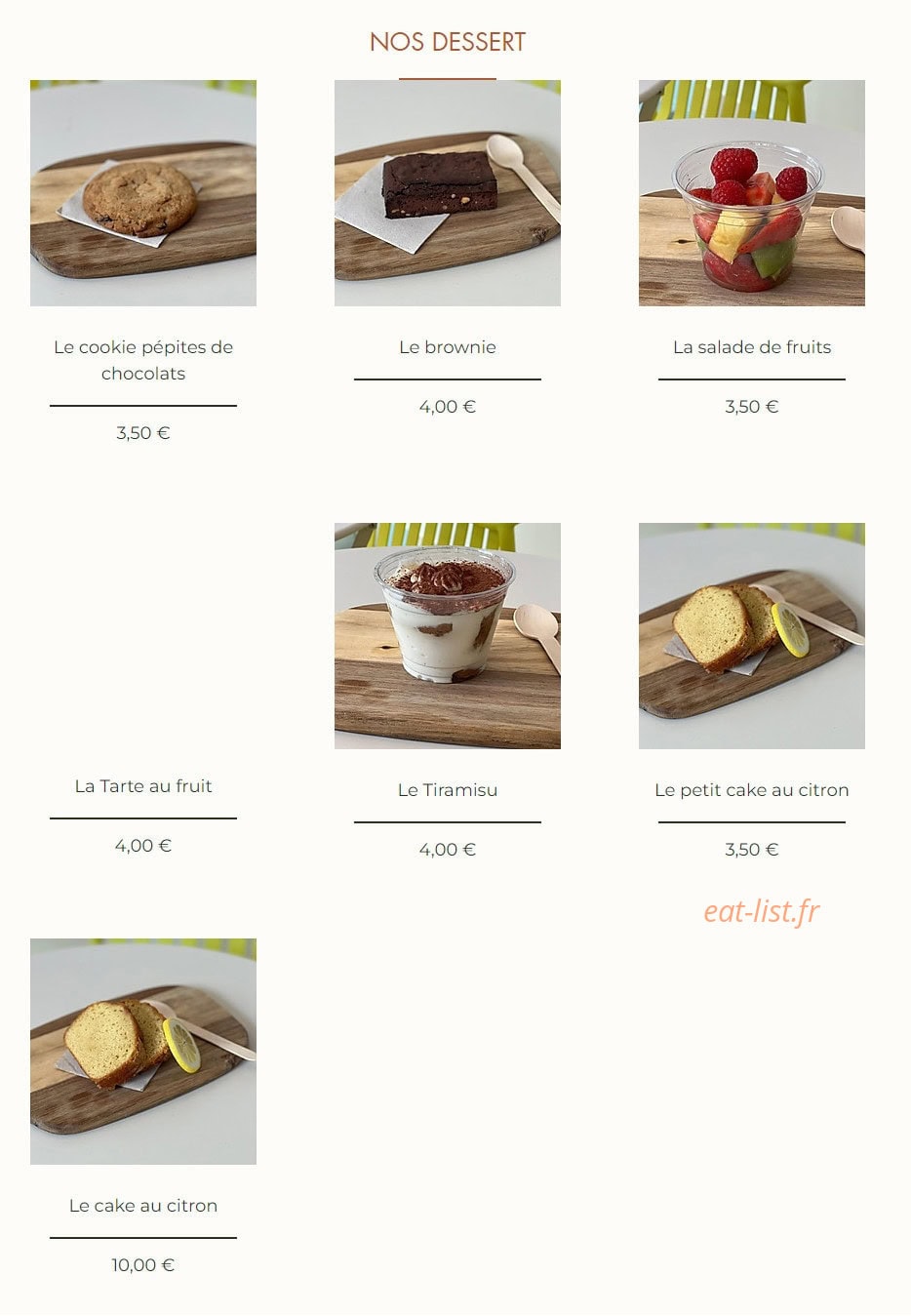 Pan — carte page 7