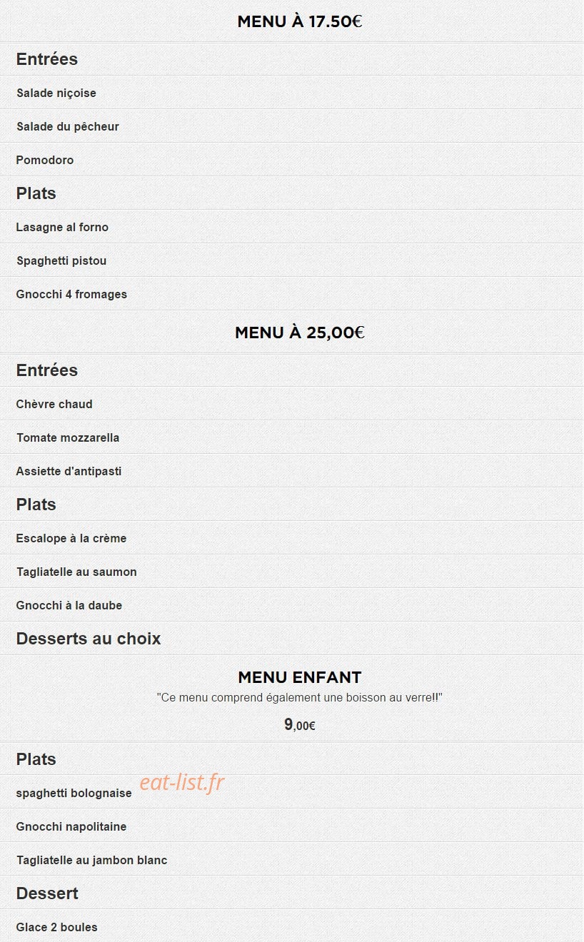 Pasta Basta — carte page 6
