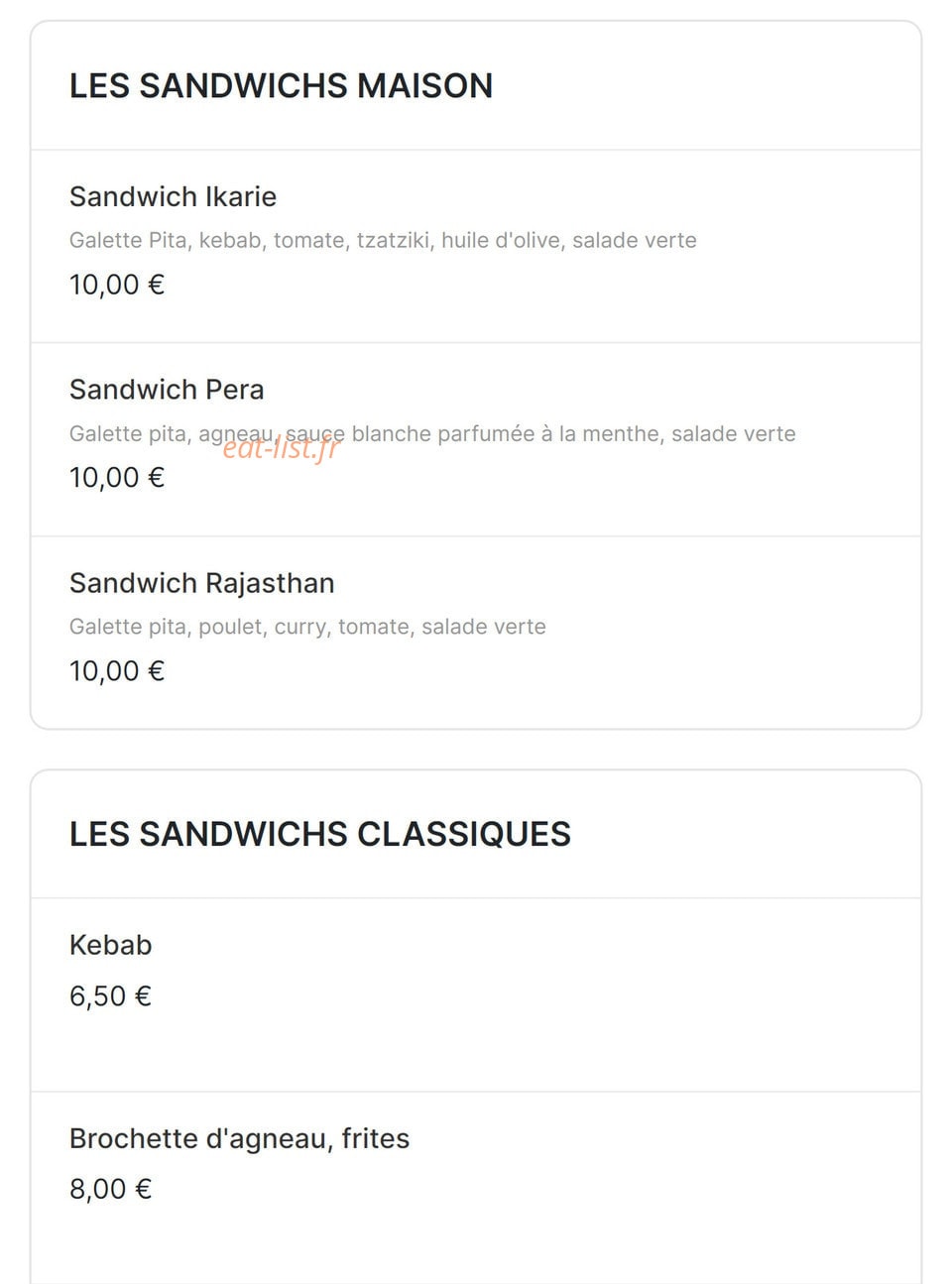 Pera — carte page 1