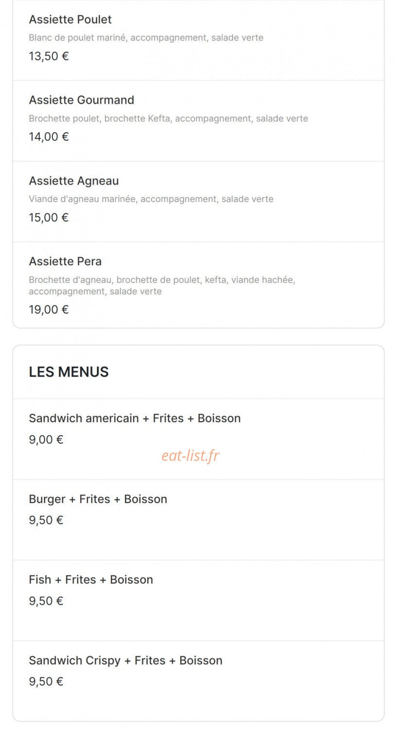 Pera — carte page 6