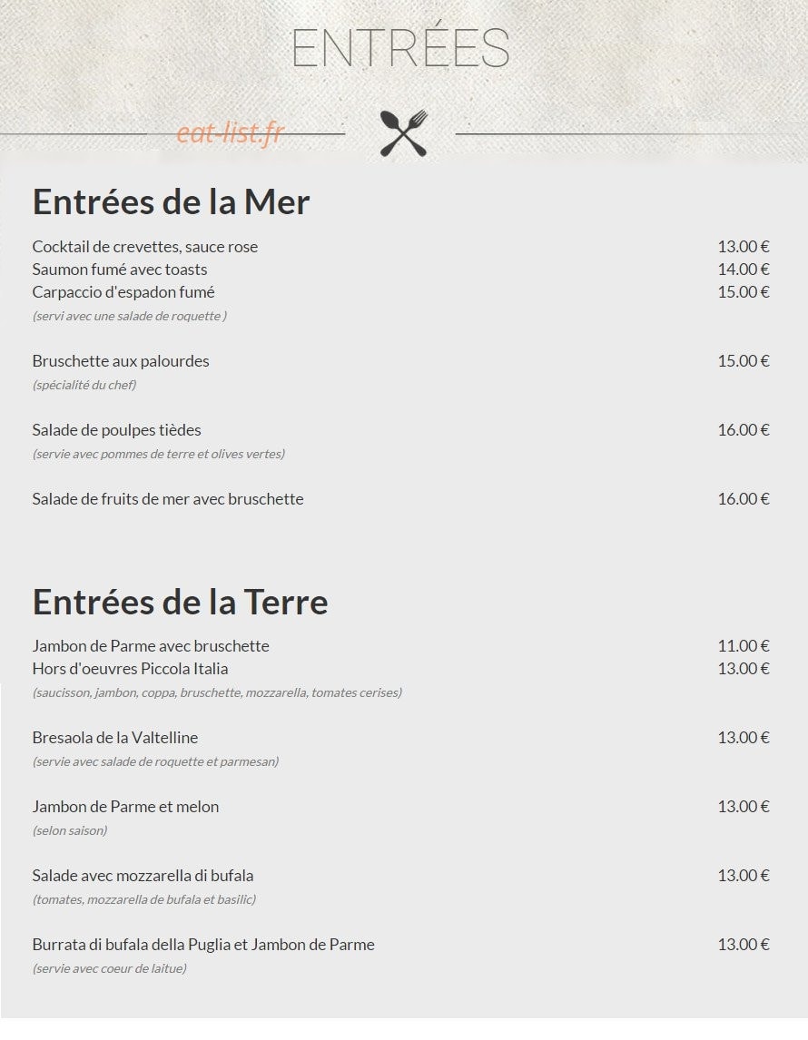 Piccola Italia — carte page 2