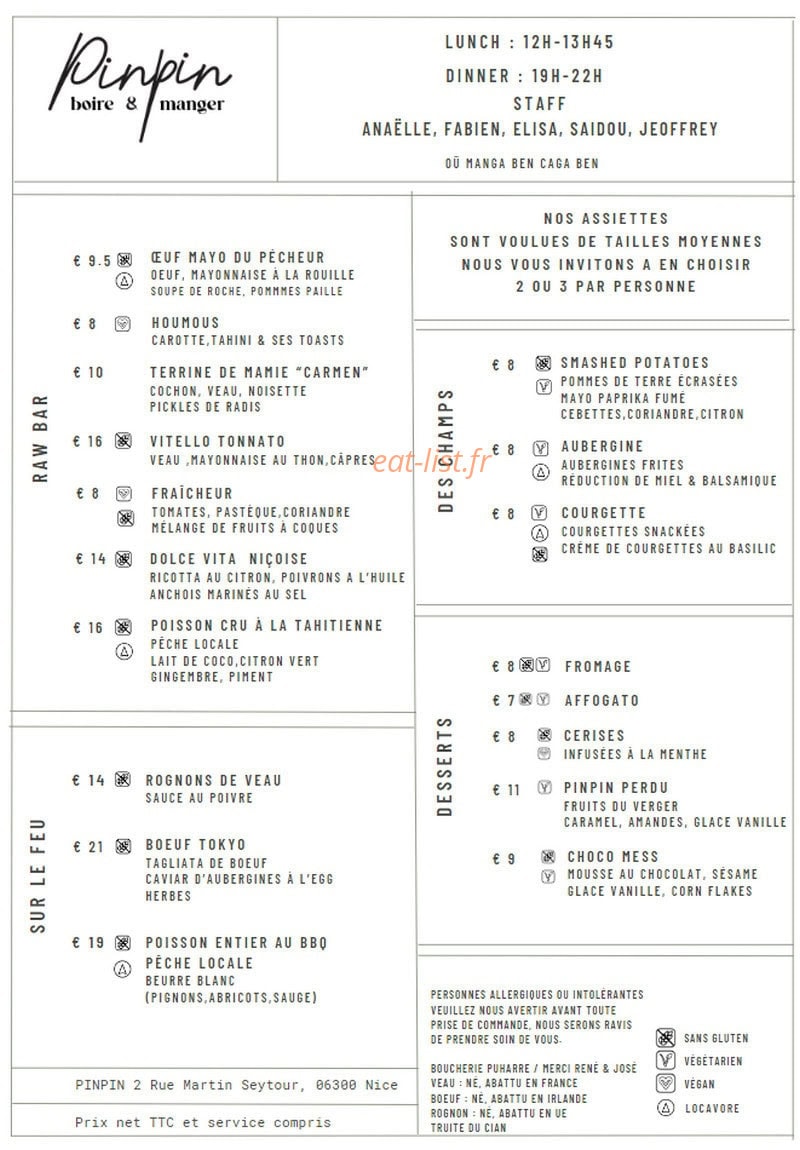 Pinpin — carte page 1