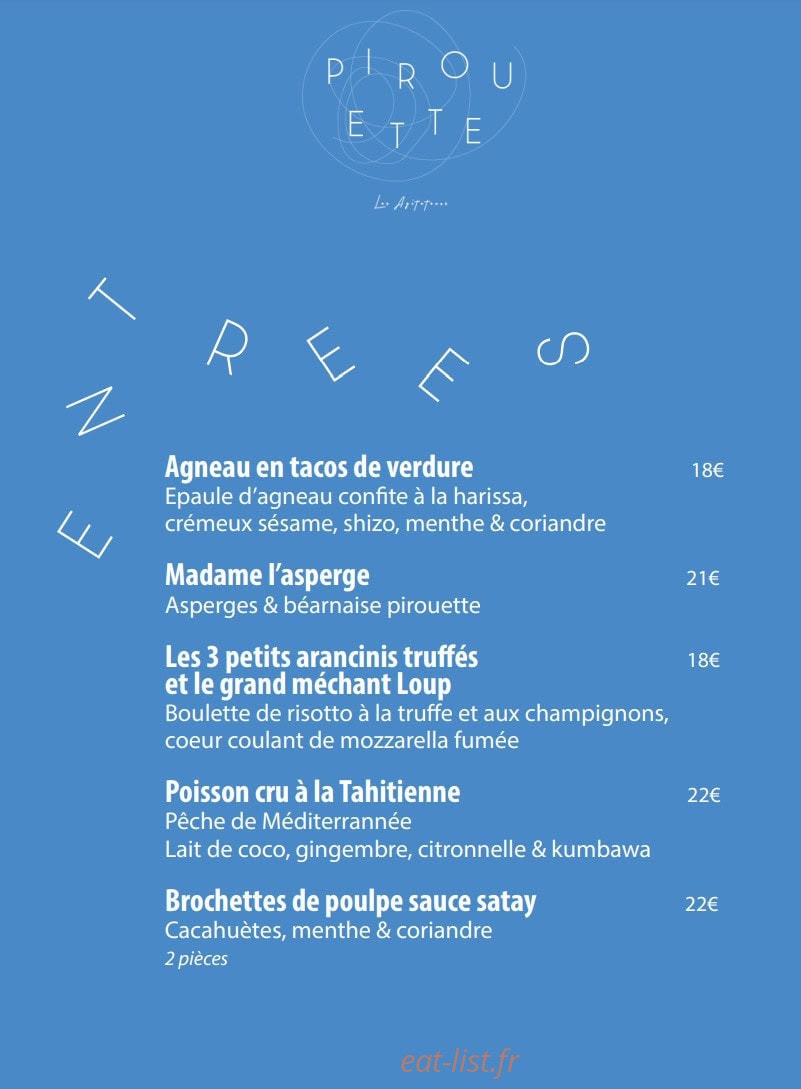 Pirouette — carte page 2