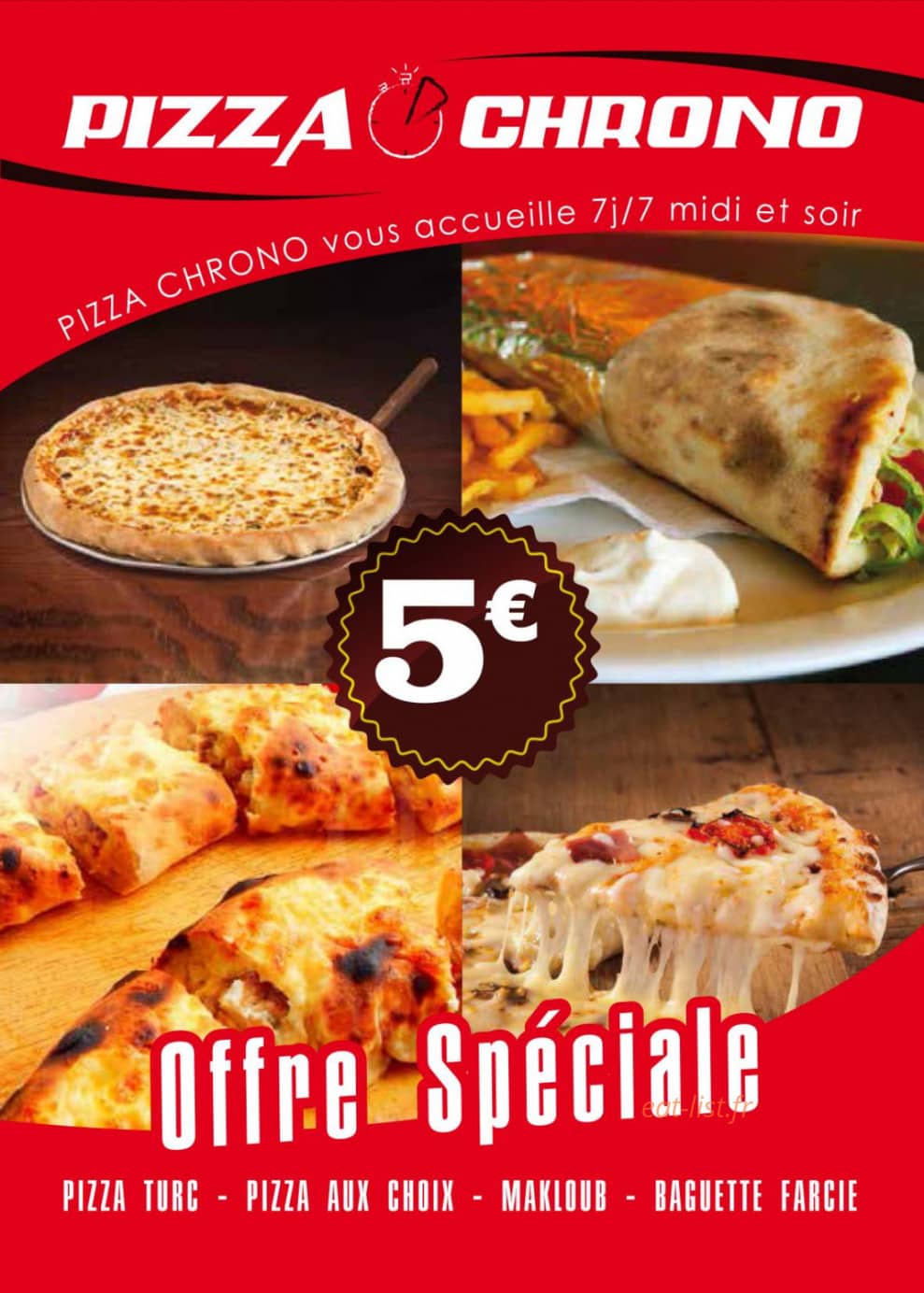 Pizza chrono — carte page 1
