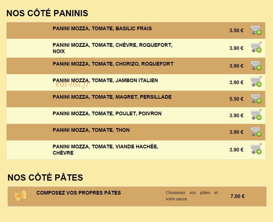 Pizza D'or — carte page 5