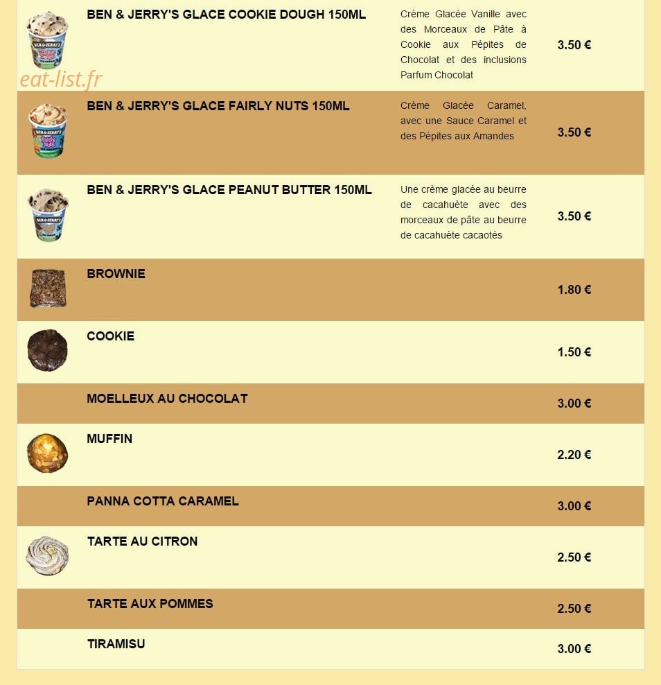 Pizza D'or — carte page 9
