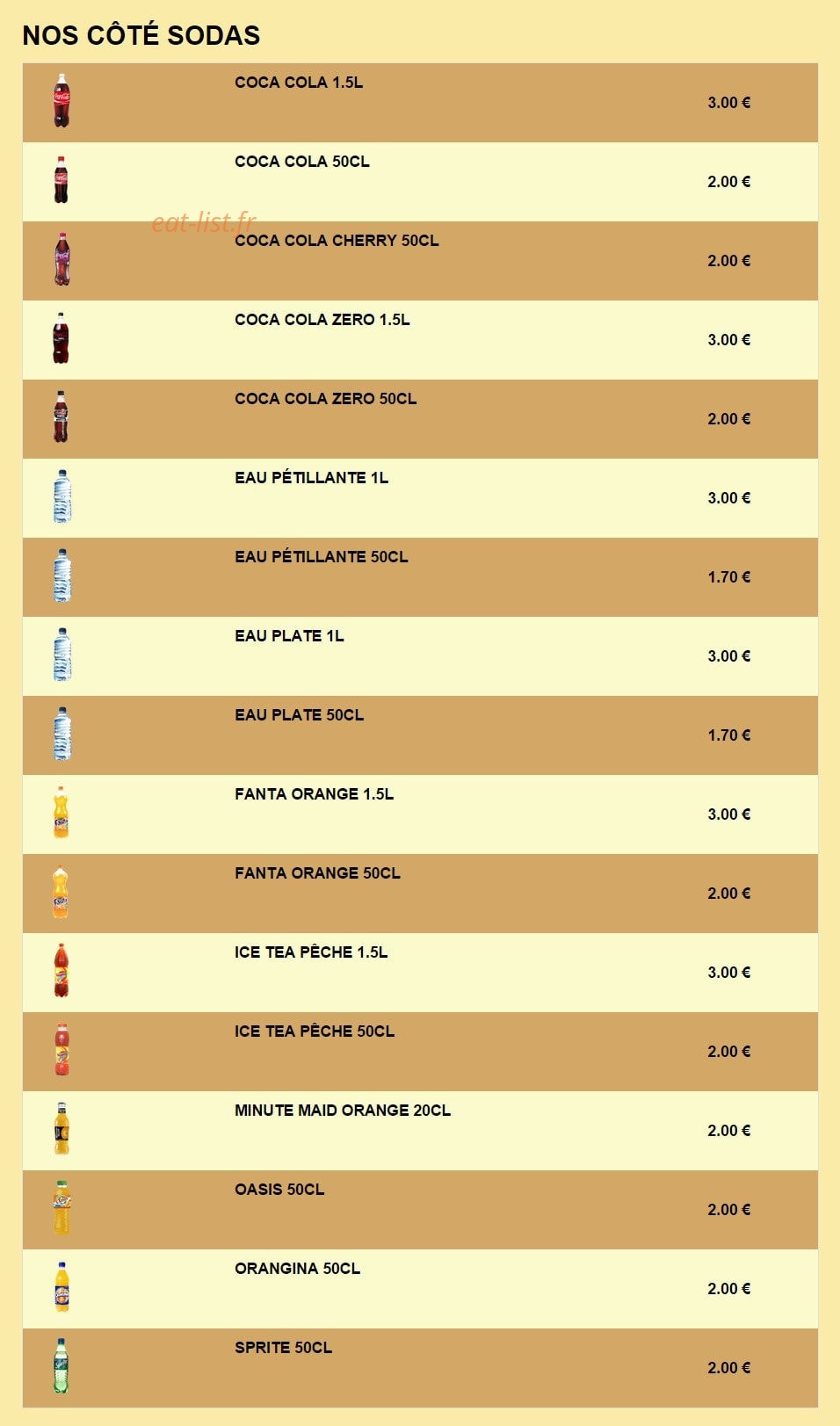 Pizza D'or — carte page 6