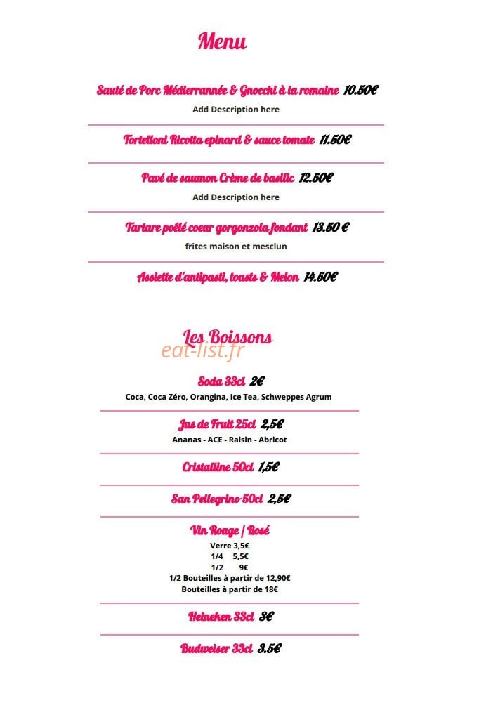 Polly & Cie — carte page 2