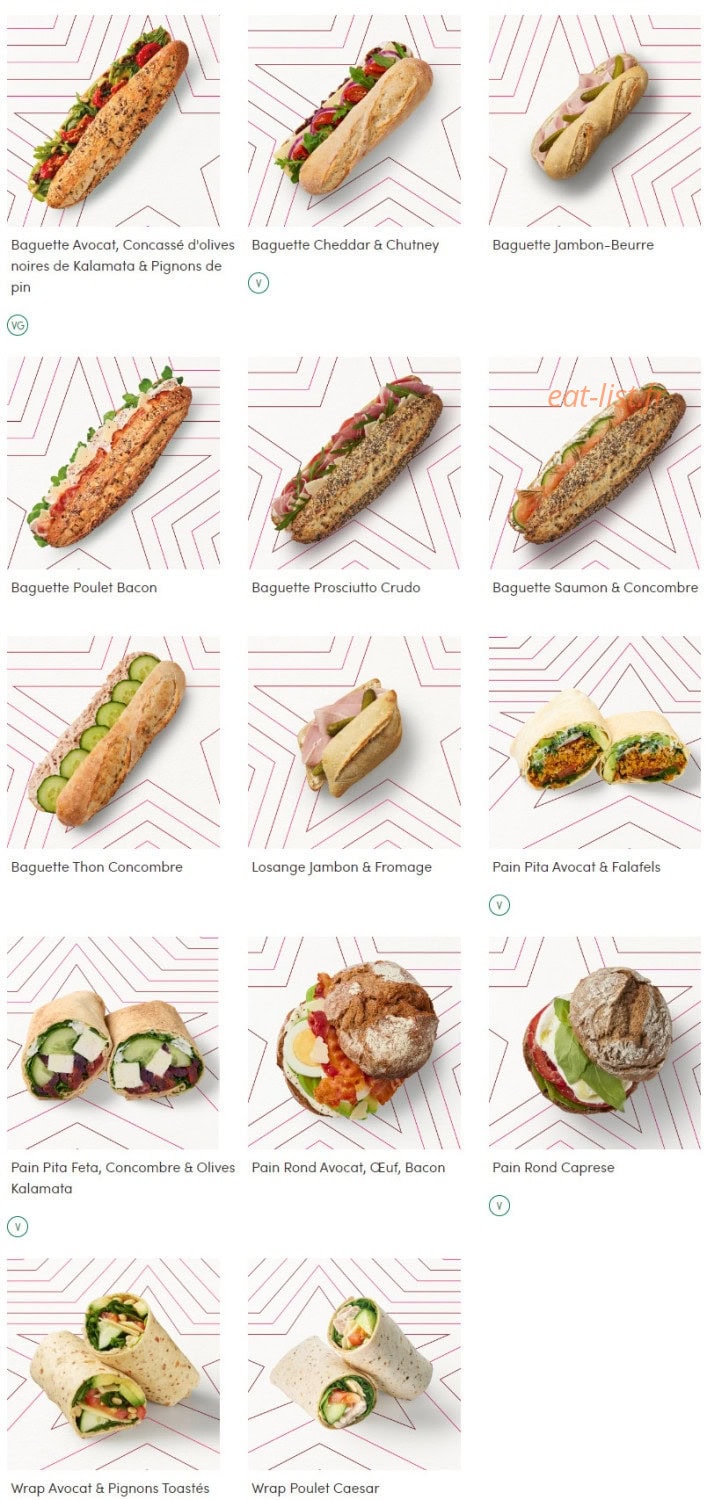 Prêt A Manger — carte page 7
