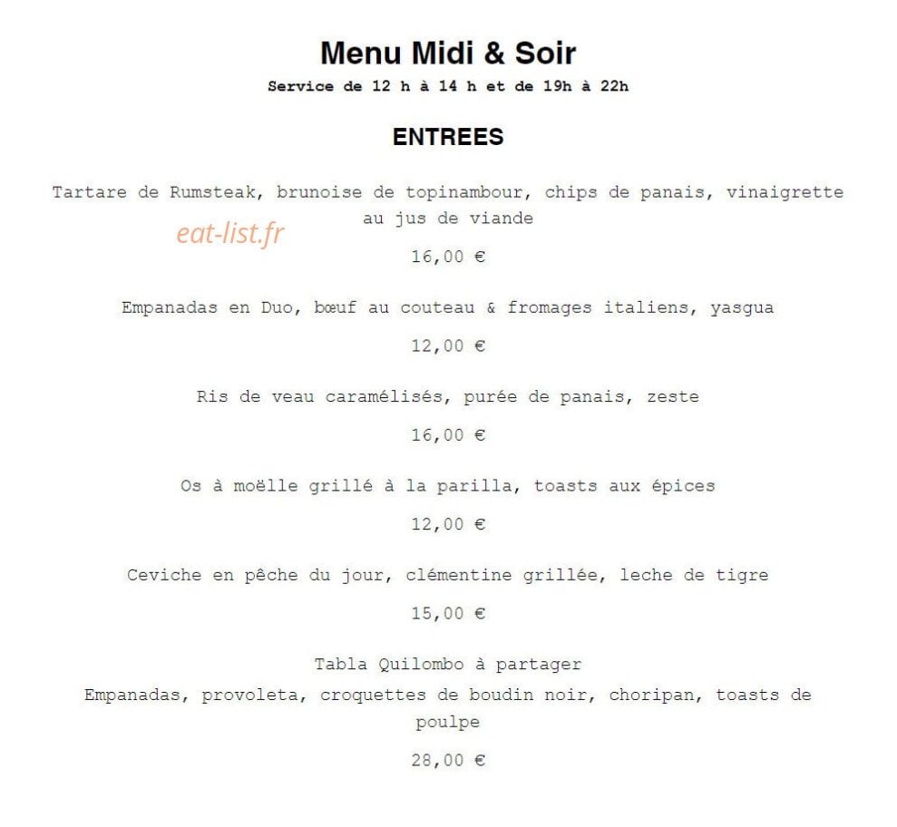 Quilombo — carte page 1