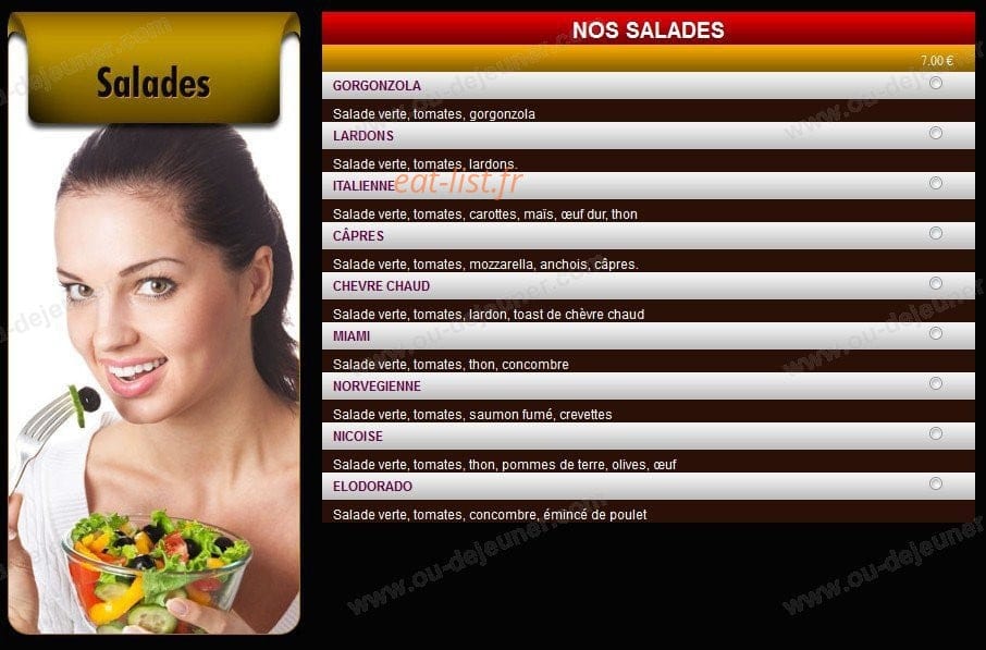 Resto Riviera by Night — carte page 13