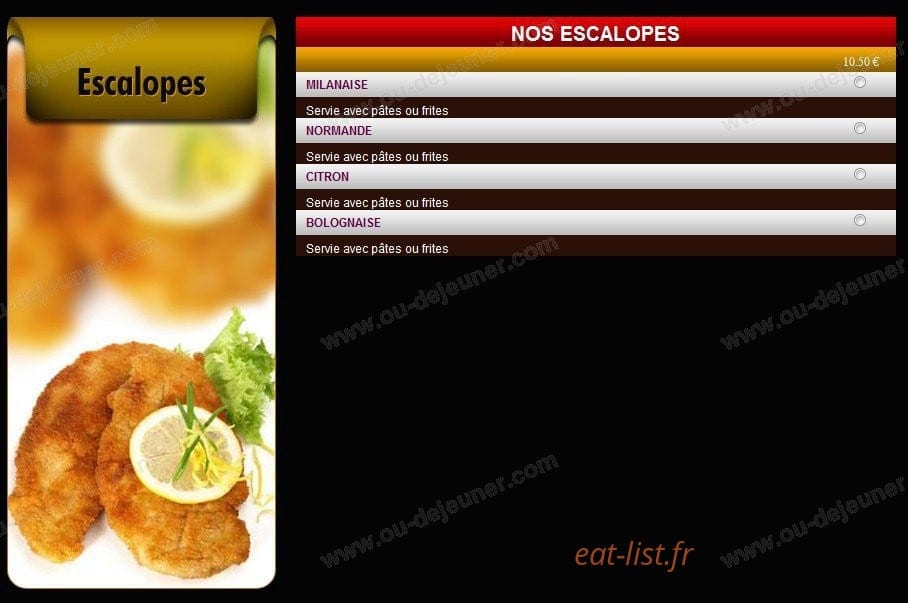Resto Riviera by Night — carte page 7