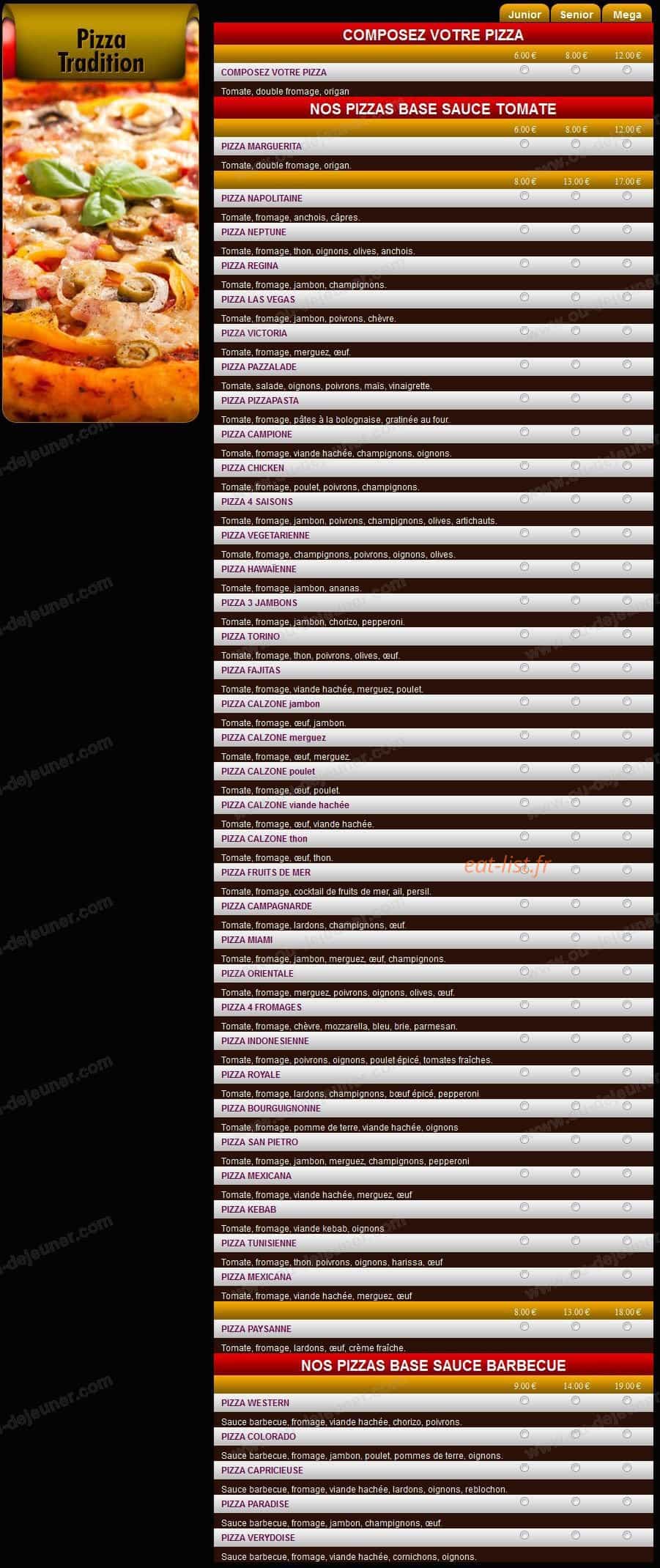 Resto Riviera by Night — carte page 2
